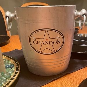 Vintage Moet & Chandon white star champagne bucket